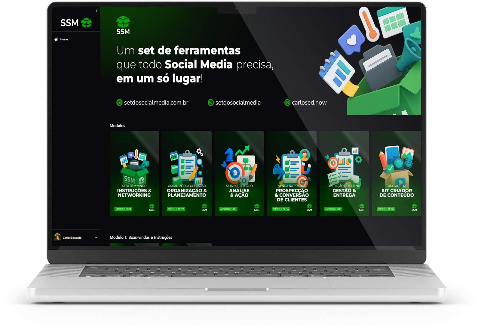 kit para social media